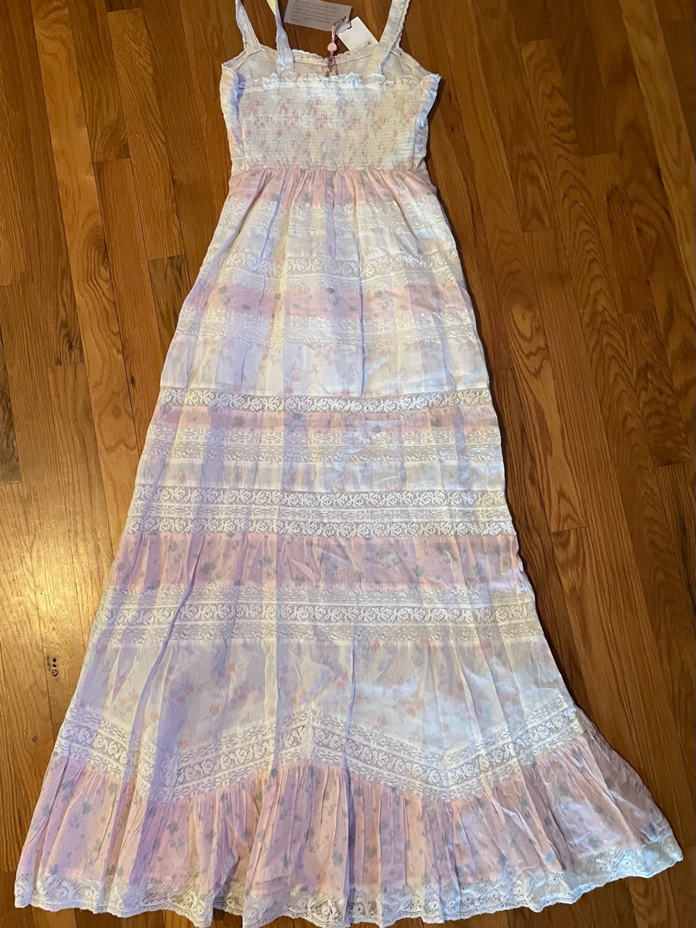 Loveshackfancy Carwen Dress Pink Bliss Tiered dress